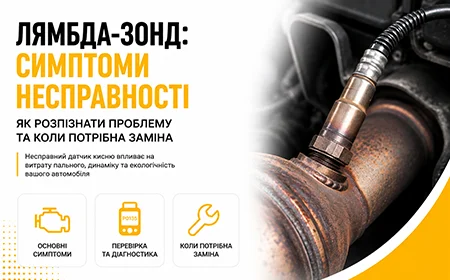 Лямбда-зонд: симптоми несправності, перевірка та заміна