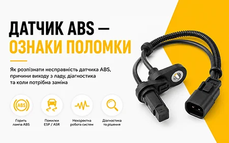 Датчик ABS — ознаки поломки, перевірка та заміна