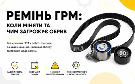 Ремінь ГРМ: коли міняти та чим загрожує обрив