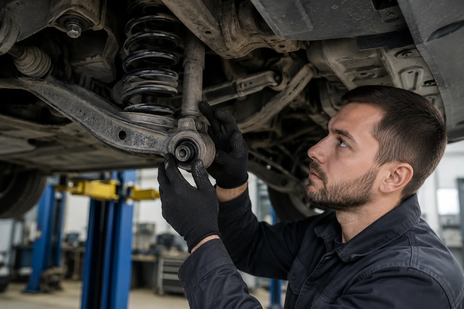 Перевірка підвіски автомобіля на СТО