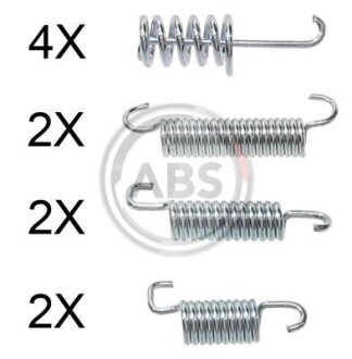 Ремкомплект гальмiвних колодок A.B.S. 0004Q