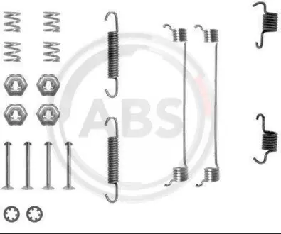Ремкомплект гальмiвних колодок A.B.S. 0651Q