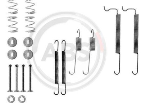 Ремкомплект гальмiвних колодок A.B.S. 0744Q