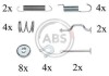 Ремкомплект гальмiвних колодок A.B.S. 0810Q (фото 1)
