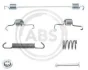 Монтажний комплект задніх барабанних колодок A.B.S. 0819Q (фото 1)