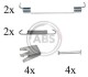 Ремкомплект гальмiвних колодок A.B.S. 0827Q (фото 1)