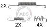 Ремкомплект гальмiвних колодок A.B.S. 0832Q (фото 1)