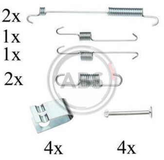 Ремкомплект гальмiвних колодок A.B.S. 0846Q (фото 1)