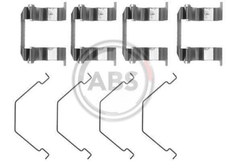 Ремкомплект гальмiвних колодок A.B.S. 1158Q (фото 1)