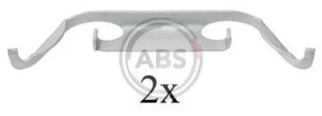 Ремкомплект тормозных колодок A.B.S. 1222Q