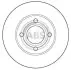 Тормозной диск A.B.S. 15746 (фото 1)