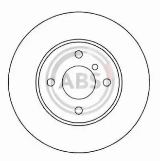 Гальмiвний диск 34111154749, 34111154750, 34111160915 A.B.S. 15767