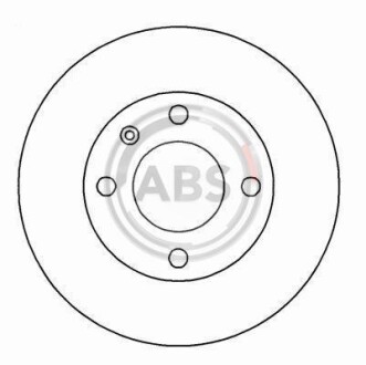 Гальмівний диск перед. Escort III/IV/Sierra -93 (260x24) A.B.S. 15771