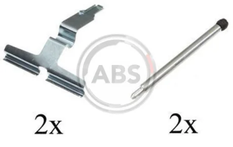 Ремкомплект гальмiвних колодок A.B.S. 1602Q