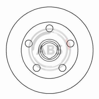 Гальмiвнi диски A.B.S. 16329