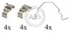 Ремкомплект тормозных колодок A.B.S. 1652Q (фото 1)