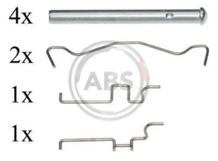 Ремкомплект гальмiвних колодок A.B.S. 1683Q