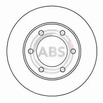 Гальмiвний диск A.B.S. 16897