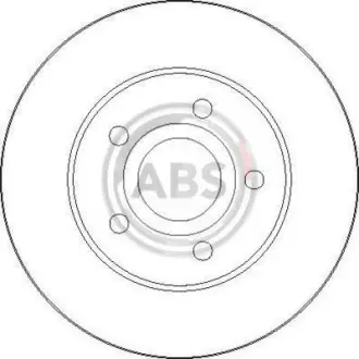 Гальмiвний диск переднiй A.B.S. 17032
