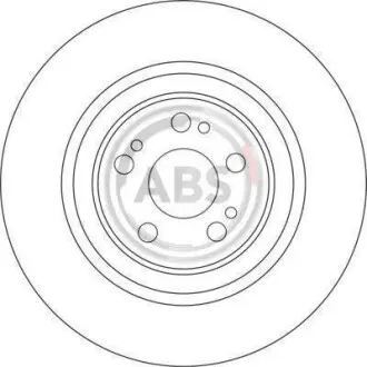 Гальмiвний диск переднiй A.B.S. 17037