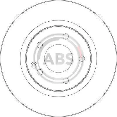 Диск гальмівний A.B.S. 17365 (фото 1)