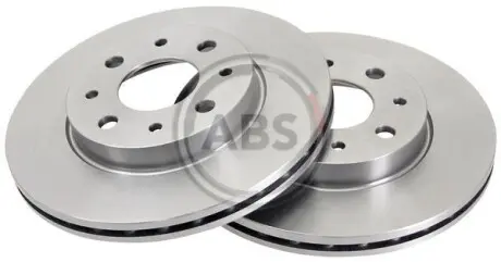 Тормозной диск передний 1541803, 1541806, 9S511125BA, 51742727, 9S511125DA A.B.S. 17535 (фото 1)
