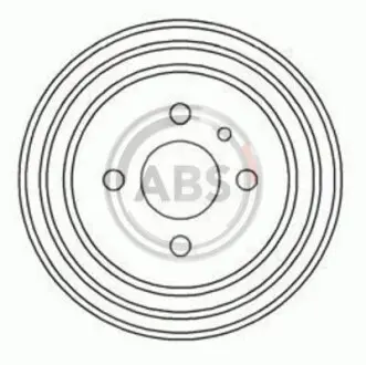 Тормозной барабан A.B.S. 2373S