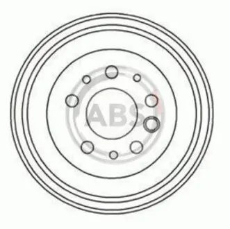 Тормозной барабан A.B.S. 2403S (фото 1)