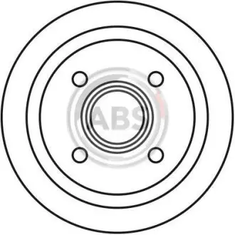 Гальмiвний барабан з ABS A.B.S. 2739S