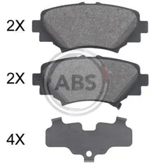 Тормозные колодки дисковые A.B.S. 35032