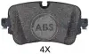 Гальмiвнi колодки дисковi A.B.S. 35113 (фото 1)