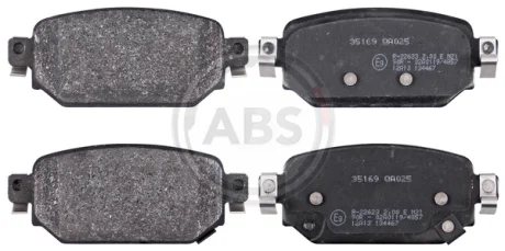 Тормозные колодки дисковые A.B.S. 35169