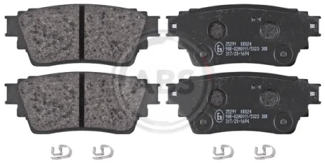 Тормозные колодки дисковые A.B.S. 35291