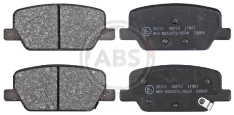 Гальмівні колодки дискові Hyundai Santa Fe 2.0D/2.2D/2.4 07.18- A.B.S. 35341