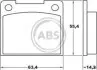 Гальмiвнi колодки дисковi A.B.S. 36037 (фото 1)