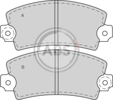 Гальмiвнi колодки дисковi A.B.S. 360422