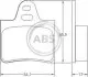 Тормозные колодки дисковые A.B.S. 36129 (фото 1)