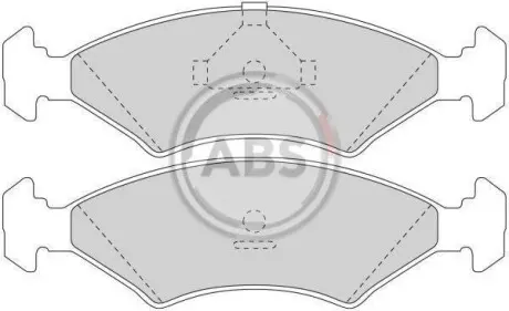 Гальмiвнi колодки дисковi A.B.S. 36446