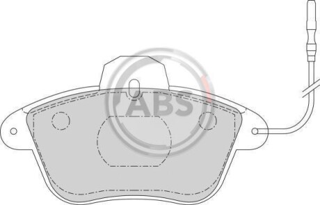 Гальмiвнi колодки дисковi A.B.S. 366701