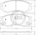 Тормозные колодки дисковые A.B.S. 36743 (фото 1)
