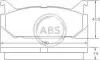 Тормозные колодки дисковые A.B.S. 36796 (фото 1)