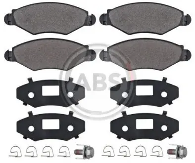 Тормозные колодки дисковые A.B.S. 37105