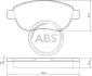 Комплект гальмівних колодок A.B.S. 37418 (фото 1)