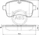 Гальмівні колодки зад. Iveco Daily 06-14 (brembo) A.B.S. 37630 (фото 1)