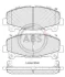 Колодки гальмівні перед. Accord/TLX (08-21) A.B.S. 37721 (фото 1)