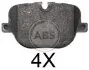 Тормозные колодки дисковые A.B.S. 37802 (фото 1)