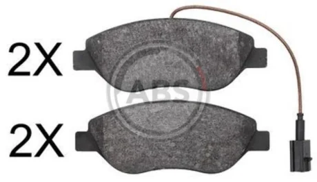 Комплект гальмівних колодок A.B.S. 37818