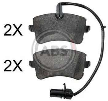 Тормозные колодки дисковые A.B.S. 37830