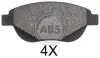 Гальмiвнi колодки дисковi A.B.S. 37885 (фото 1)