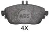Гальмiвнi колодки дисковi A.B.S. 37911 (фото 1)